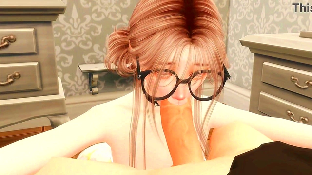 Anime Friend Sucks Big Dick Gets Anal Creampie Filled With HugeCumshot