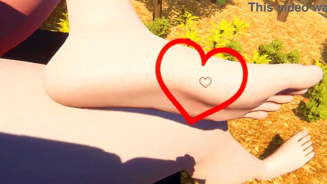 Huge Censored Monster-Girl Dominates Tiny In Steamy VR Sex Scene