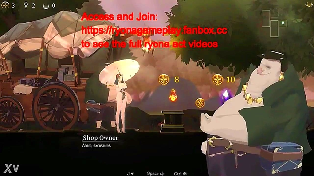 Fat Man Dominates in ThornsIn Ryona Game for Extreme Hentai Pleasure Fun