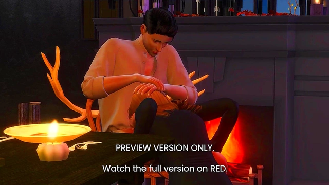 Naughty Sims Celebrity Dinner Turns Into A Hot 3D Hentai Sex