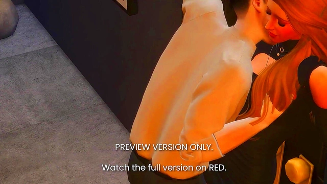 Naughty Sims Celebrity Dinner Turns Into A Hot 3D Hentai Sex