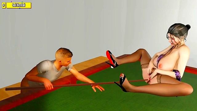 Hot Anime Babe Gets Anal Doggy Style And Big Dick Cocksucked At Billiard Bar