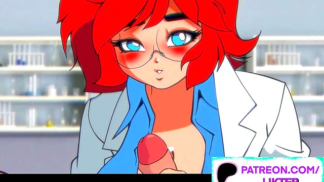 Doctor Seduces Anime Big-Tit Patient for Hot Cartoon Sex Session
