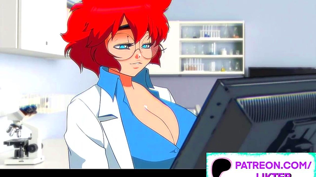 Doctor Seduces Anime Big-Tit Patient for Hot Cartoon Sex Session