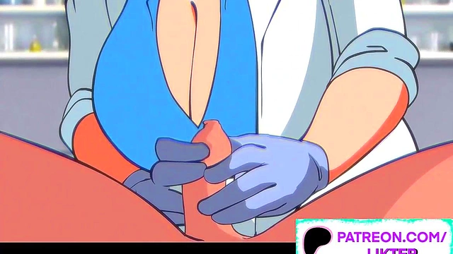 Doctor Seduces Anime Big-Tit Patient for Hot Cartoon Sex Session