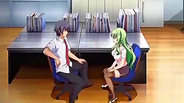 Big-Titted Anime Babe Gets Roughly Fucked for Sperm-Filled Pussy Creampie