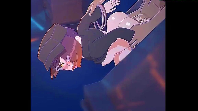 Big-Ass Anime Babe Gets Fucked Hard by Big-Cock Dude for Creampie Orgasmic Bliss