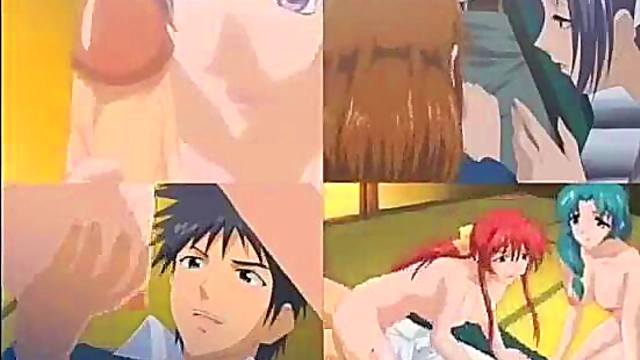 Big-Titted Anime Girls Compilation Blowjob Orgy Fantasies