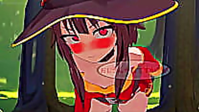 Horny Megumin Sucks Dick & Rides Cowgirl For Konosuba Hentai Orgasm