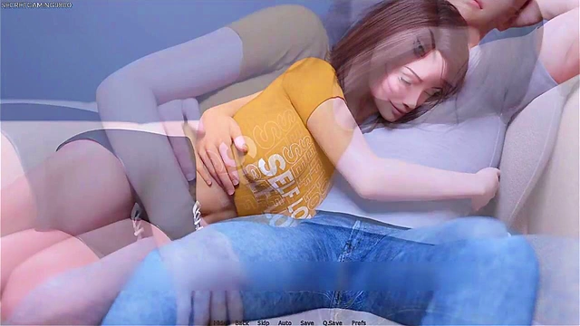 Step-Sister's Giant Tits Seduce Him With Epic Blowjob & Intense Cum Explosion