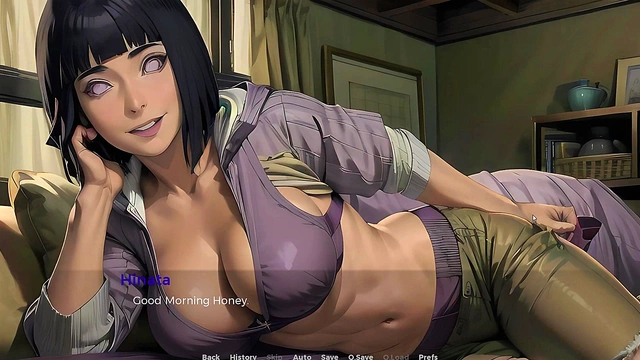 Curvy Hinata Satisfies Hokage With Her Giant Tits And Sexy Outfits In Anime Sex Scene