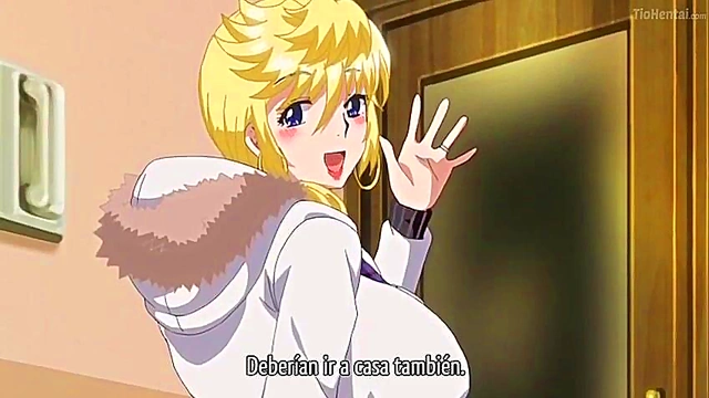 Old Married Woman Fucks Three Guys for Hentai Trio Pleasure Sessions