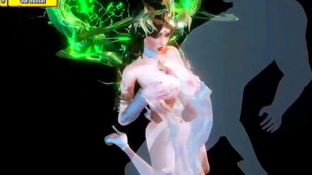 Green Lantern Babe Gets Big Ass Fucked & Creamed In Anime Style