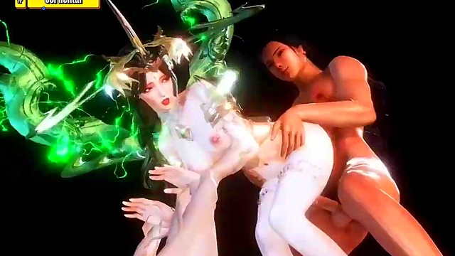 Green Lantern Babe Gets Big Ass Fucked & Creamed In Anime Style