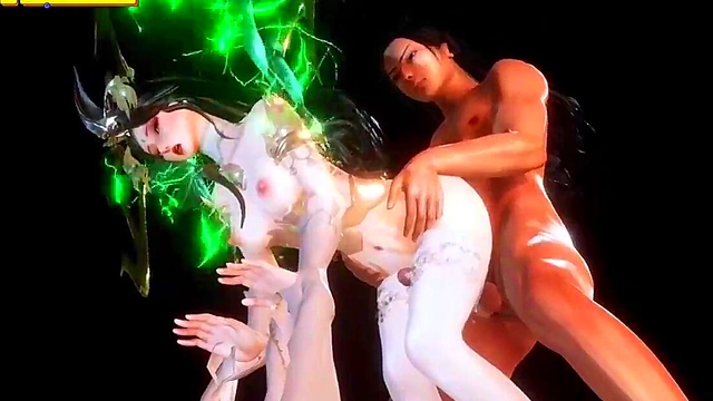 Green Lantern Babe Gets Big Ass Fucked & Creamed In Anime Style