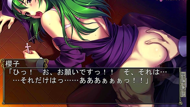 Anime Student Gives Blowjob While Playing Game