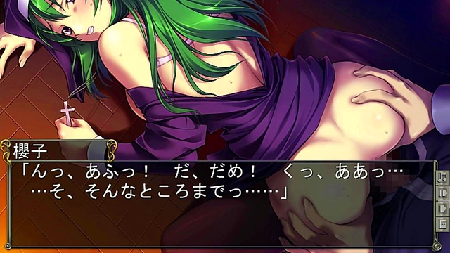 Anime Student Gives Blowjob While Playing Game