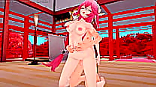 Blonde Hentai Babe Gives Blowjob Handjob Doggy Style Feetjob For Cumshot