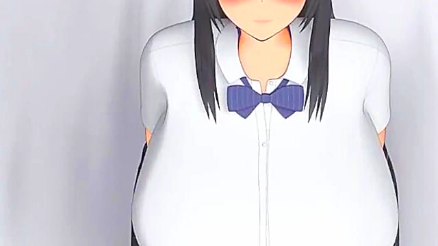 Big-Breasted Student Gets Animated Paizuri Then Doggy Style Missionary Hardcore Orgasm