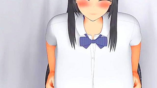 Big-Breasted Student Gets Animated Paizuri Then Doggy Style Missionary Hardcore Orgasm