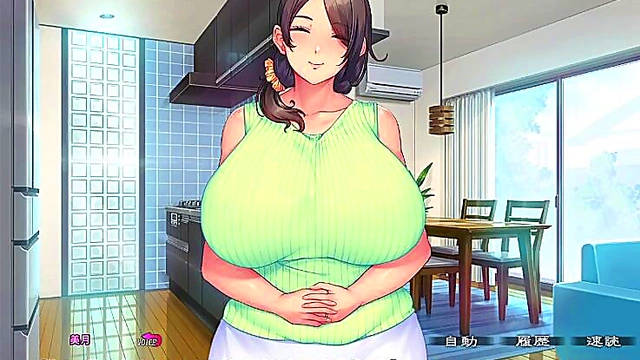 Spanish Subs Kinky Mom's Big Ass Seduces Son for Hardcore Anime Sexfest