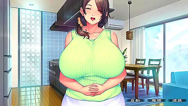 Spanish Subs Kinky Mom's Big Ass Seduces Son for Hardcore Anime Sexfest