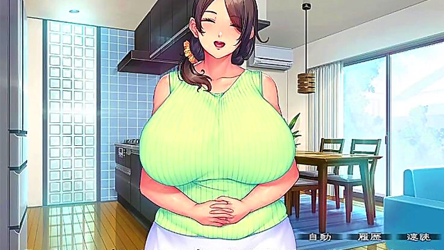 Spanish Subs Kinky Mom's Big Ass Seduces Son for Hardcore Anime Sexfest