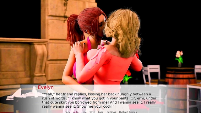 Busty Anime Beauty Giving Wet Blowjob & Sucking Hard Dick With Oppai Tease