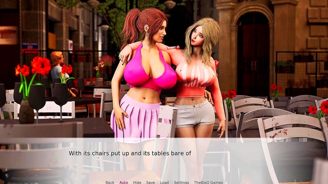 Busty Anime Beauty Giving Wet Blowjob & Sucking Hard Dick With Oppai Tease