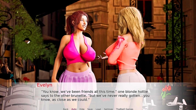 Busty Anime Beauty Giving Wet Blowjob & Sucking Hard Dick With Oppai Tease