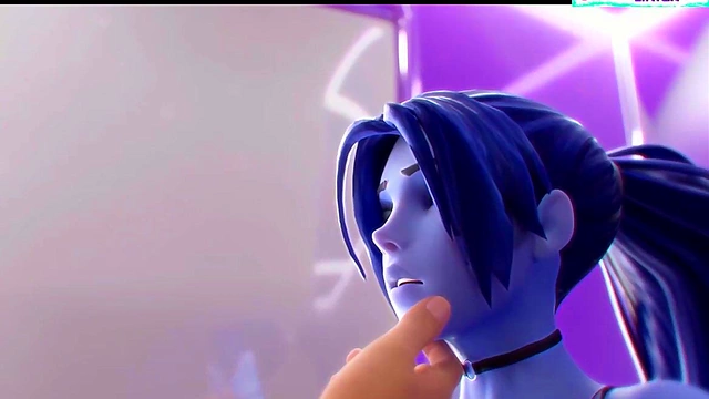 Widowmaker's Big-Titted Overwatch Anime Blowjob With Massive Cock & Ass For Cumshot Orgy
