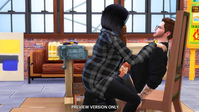 Anime Student Gets Rough Celebrity Threesome With Big-Cock Professor & Sculptor