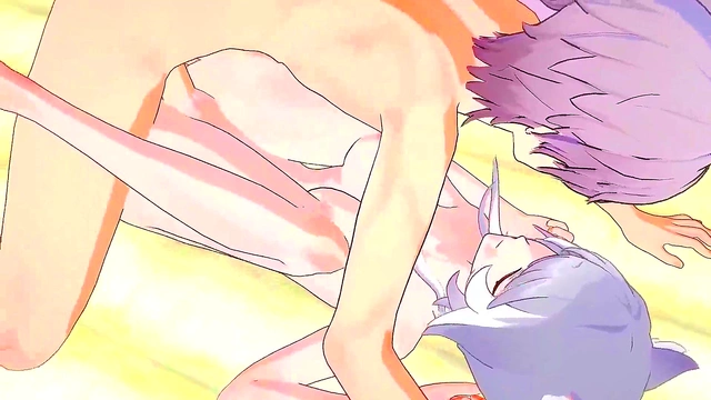 Seductive Anime Babe Gets Drenched by Thick Load in Deep Throat & AssFuck