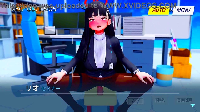 Sizzling Anime Rio Gets Nailed Hard by Giant Dildo for Wet Orgasms