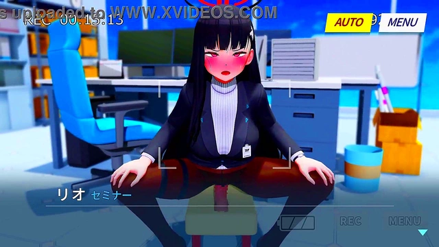 Sizzling Anime Rio Gets Nailed Hard by Giant Dildo for Wet Orgasms