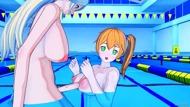 Young Misty's Big Tits Licked & Handjob Orgasm in Steamy 3D Anime Sex Game