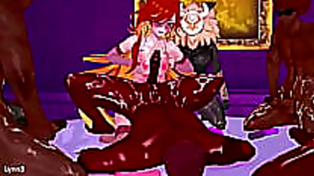 Redhead Anime Babe Engages in Steamy Mavuika Ritual Sex Act