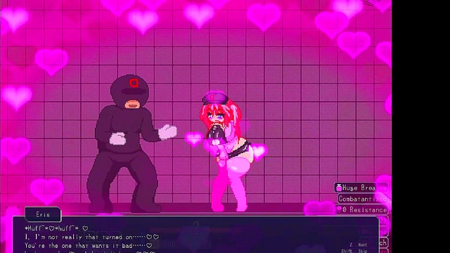 Busty Anime Hottie Gets Fucked by AI Guy for New Ecchi EroGame Experience