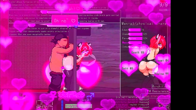 New Anime EroGame AI Rendered Blowjob Netorare Action With Oppai Ecstasy