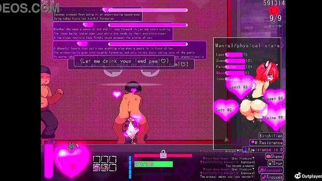 New Anime EroGame AI Rendered Blowjob Netorare Action With Oppai Ecstasy