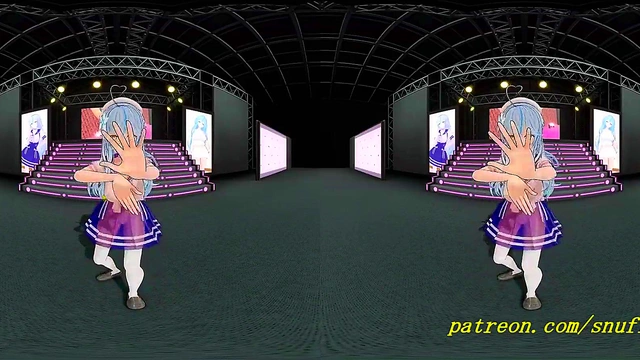 Anime Schoolgirl Tempts Eroge Lover with Naughty Blowjob & Anal Tease Fantasy