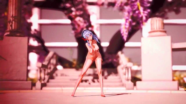 Big-Breasted Elda Fucks Firis Hard for Intense Pleasure in Anime Forest Sex Scene