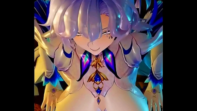 Seductive Futanari Babe Gives Animated Blowjob Before Rule 34 Orgy