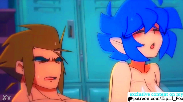 Seductive Sleepy Girl Gets Sexually Teased By Game Character In Ecchi Anime Scene