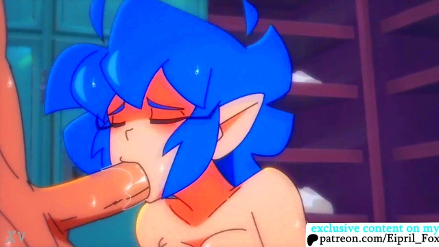 Seductive Sleepy Girl Gets Sexually Teased By Game Character In Ecchi Anime Scene