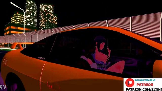 Busty Anime MILF Teacher Gives Blowjob Till I Cum While Student Spies On Us Live