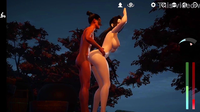 Teen Anime Girl Gives Hot Handjob by l for TitJob Ecstasy