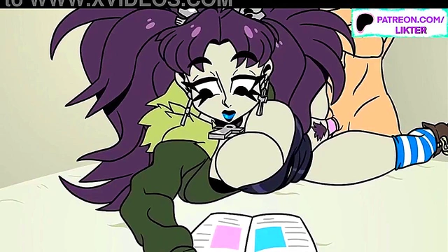 Wonder Woman Sucks Him Deep for Titjob Blowjob Orgasm