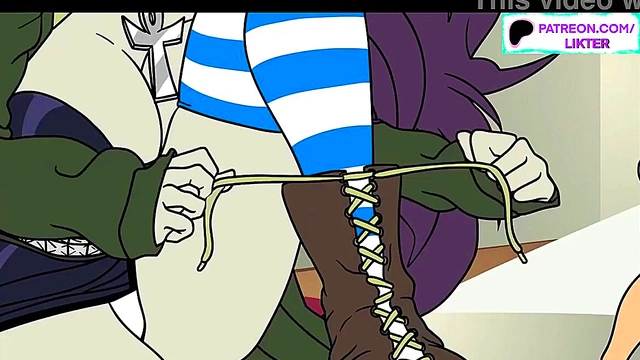 Wonder Woman Sucks Him Deep for Titjob Blowjob Orgasm