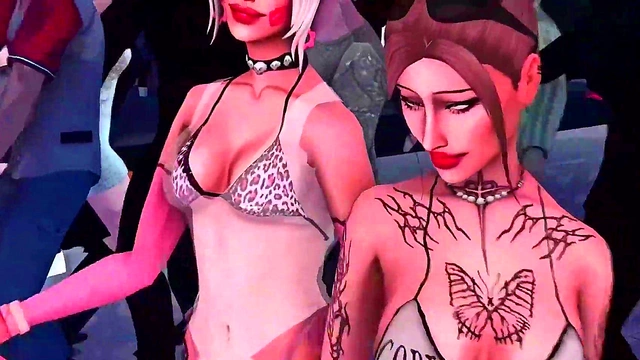 Groupies Seduce Musician for Hardcore Anime Group Sex Adventure & Creampie Orgy